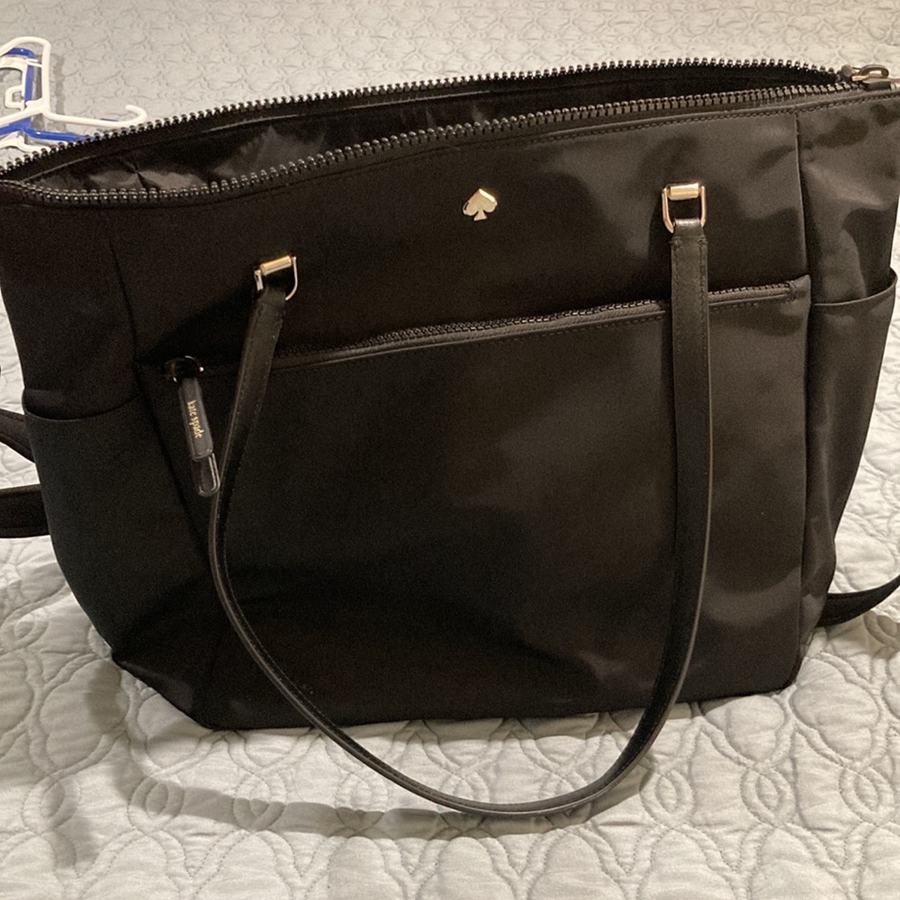 Beautiful black Kate Spade diaper bag!